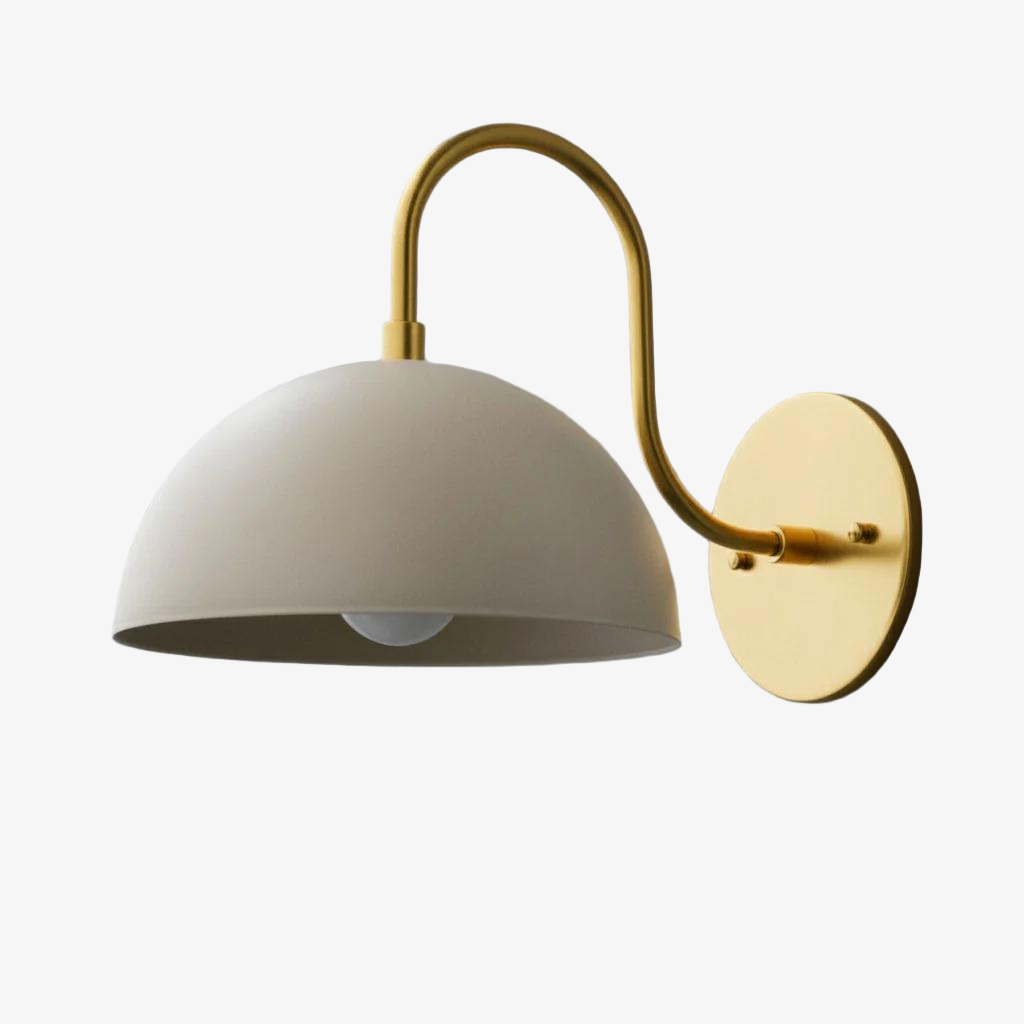 Disc Wall Sconce Metal Modern Vintage Hallway