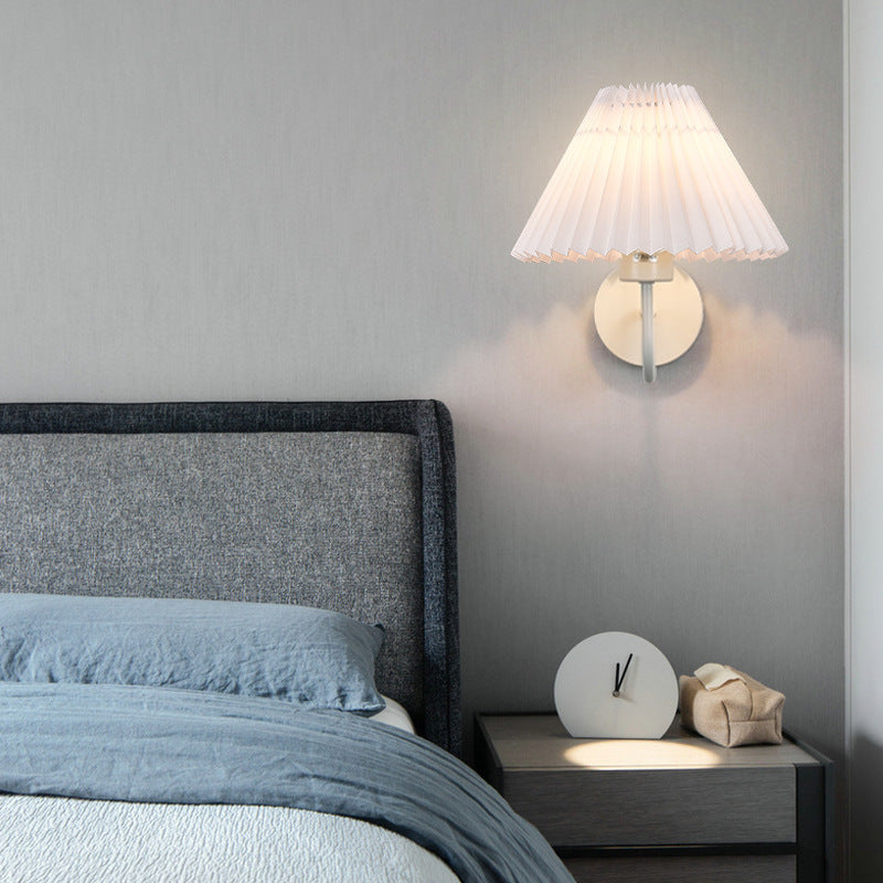Kristy Nordic Vintage Indoor Wall Lamp Brass Bedroom - Letslighting