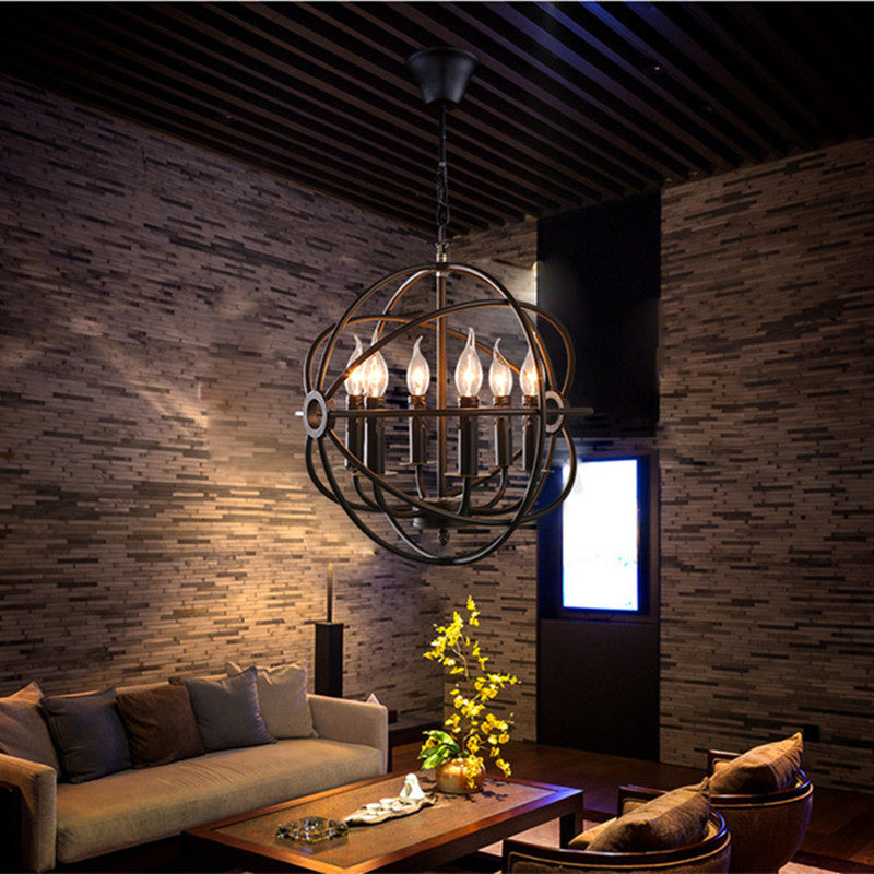 Epoch American Chandelier Metal Living Room Bedroom Restaurant - Letslighting