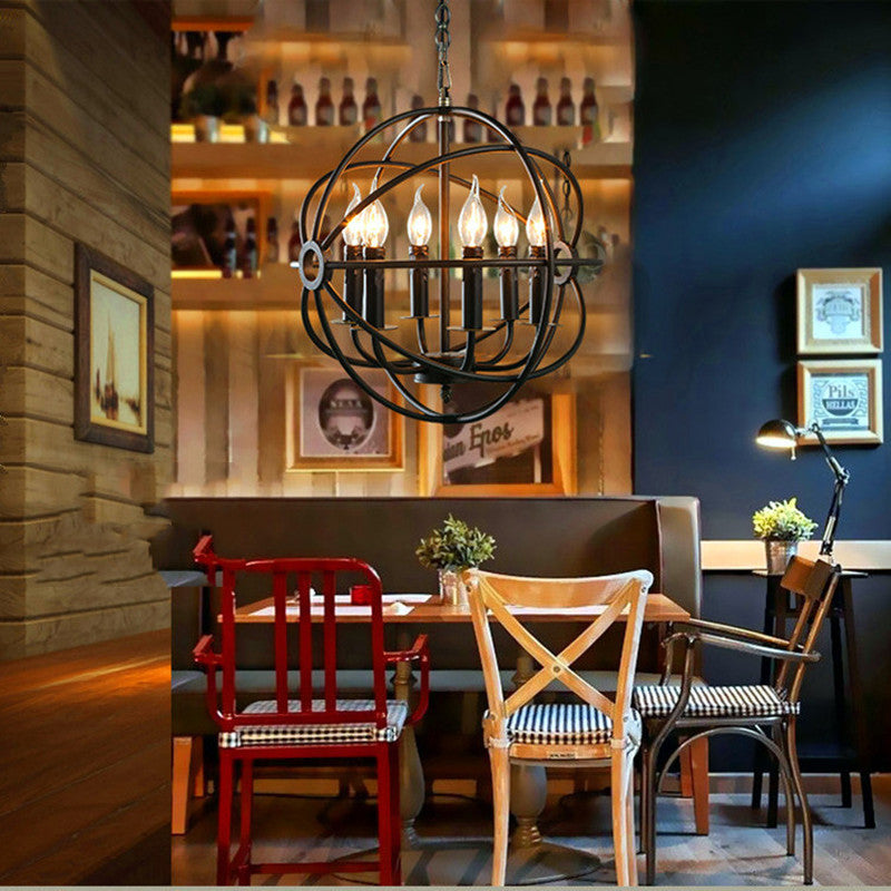 Epoch American Chandelier Metal Living Room Bedroom Restaurant - Letslighting