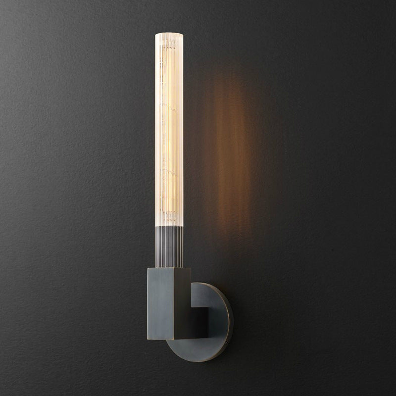 Arisha Nordic Metal Glass Indoor Wall Lamp Restaurant Bedroom - Letslighting