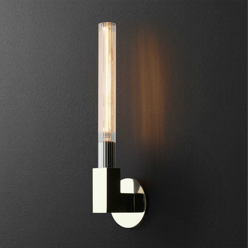 Arisha Nordic Metal Glass Indoor Wall Lamp Restaurant Bedroom - Letslighting