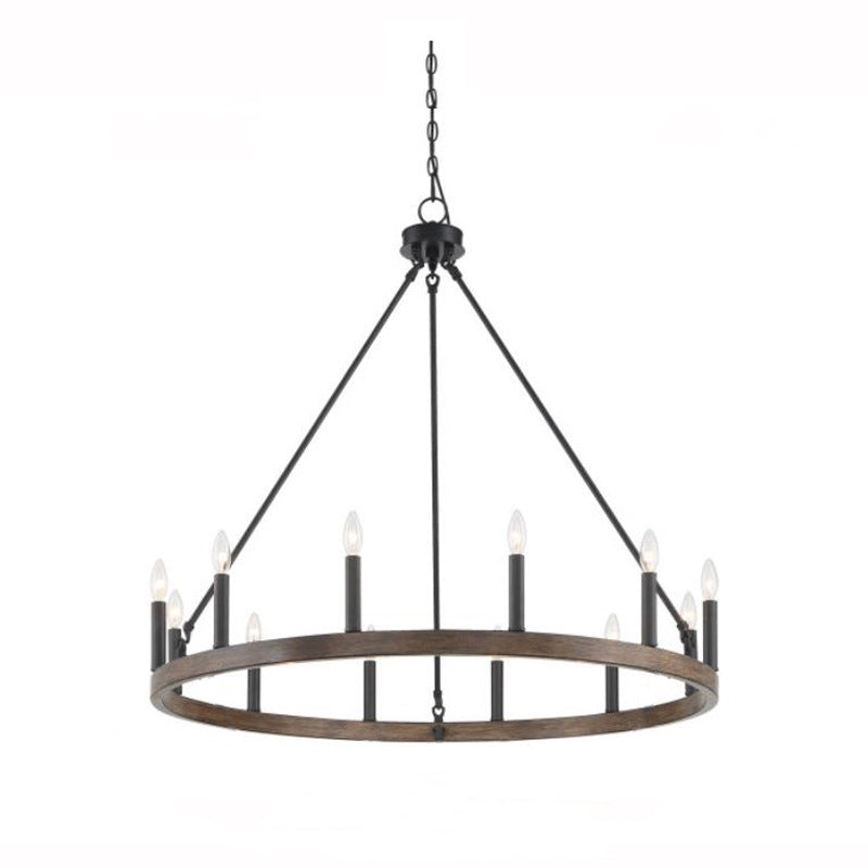 Silva Modern Industrial LED Chandelier Metal Living Room - Letslighting