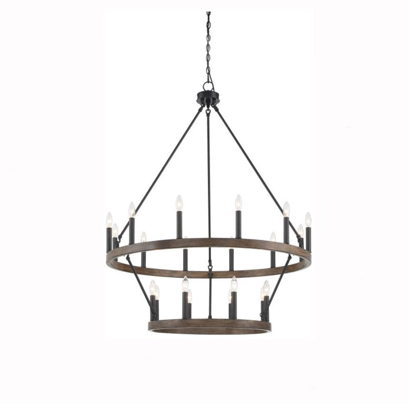 Silva Modern Industrial LED Chandelier Metal Living Room - Letslighting