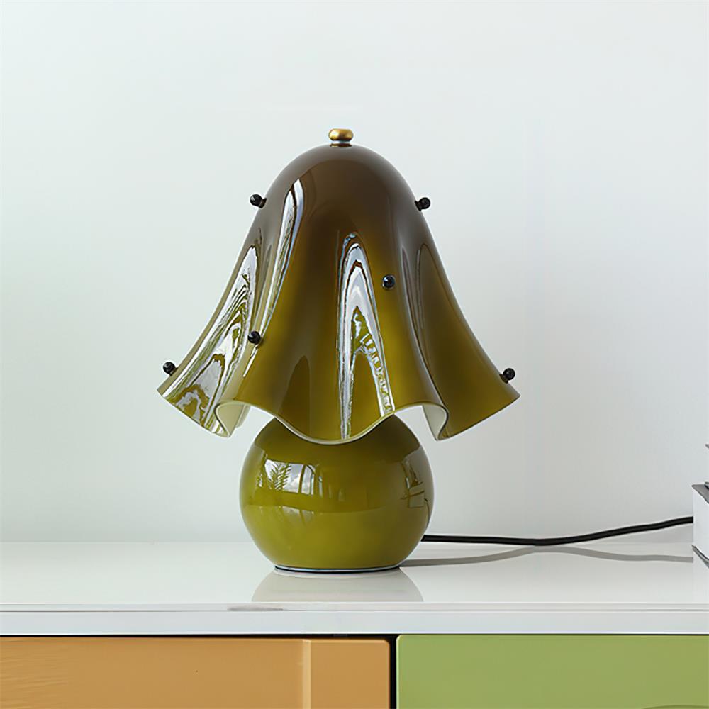 Musa Table Lamp Sculptural Bell Flower Bedroom