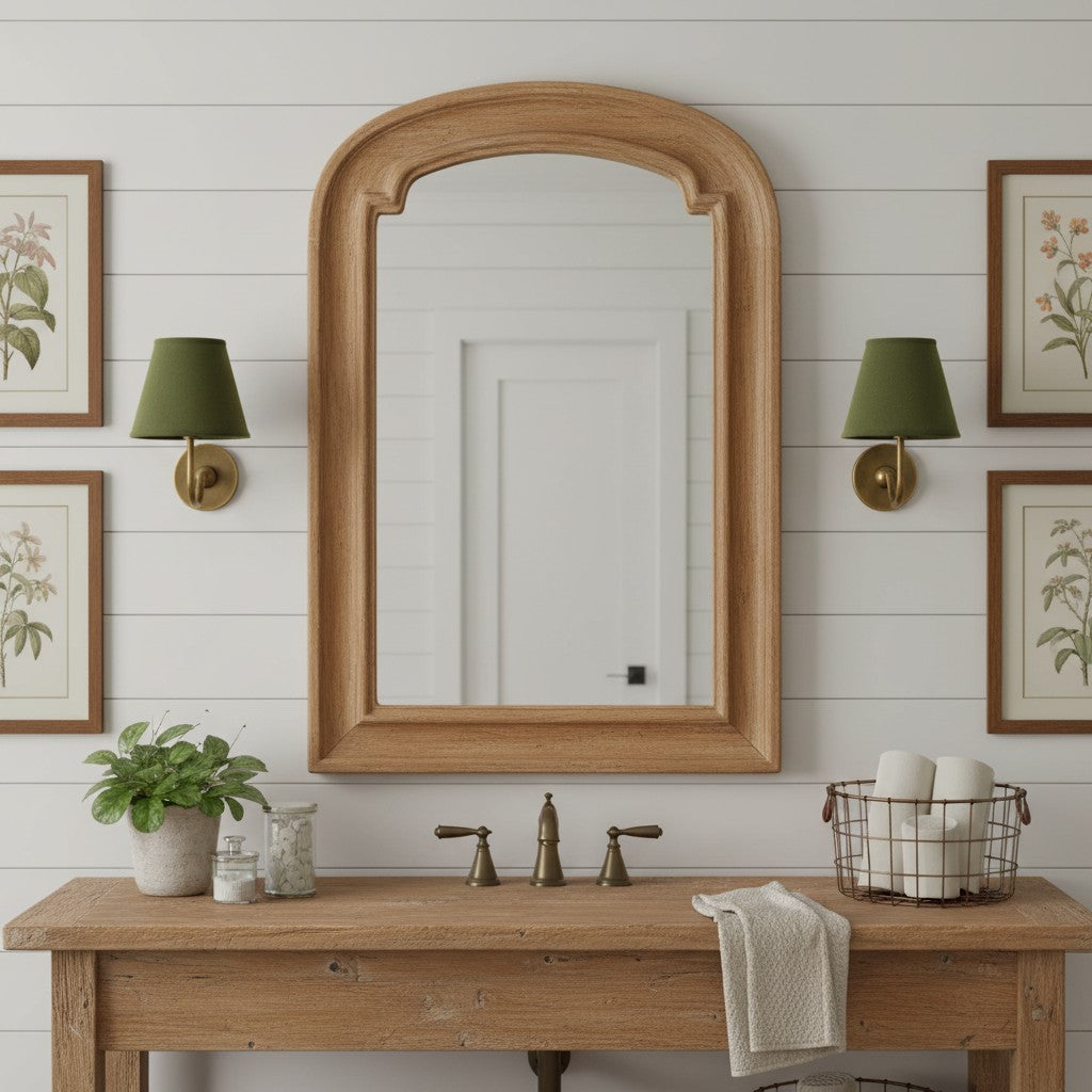 Grace Brass Linen Wall Lamp