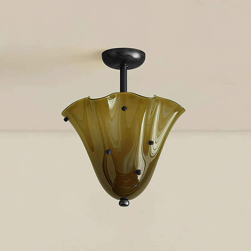 Musa Decorative Glass Ceiling Light Modern