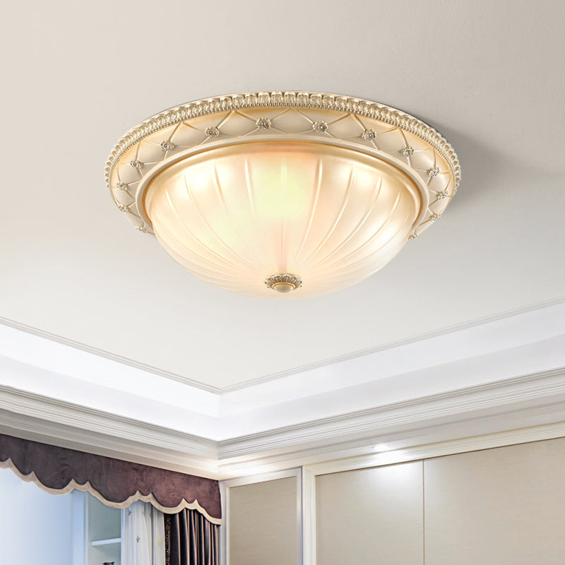 Silva Minimalist Flush Mount Ceiling Light Resin Living Room - Letslighting