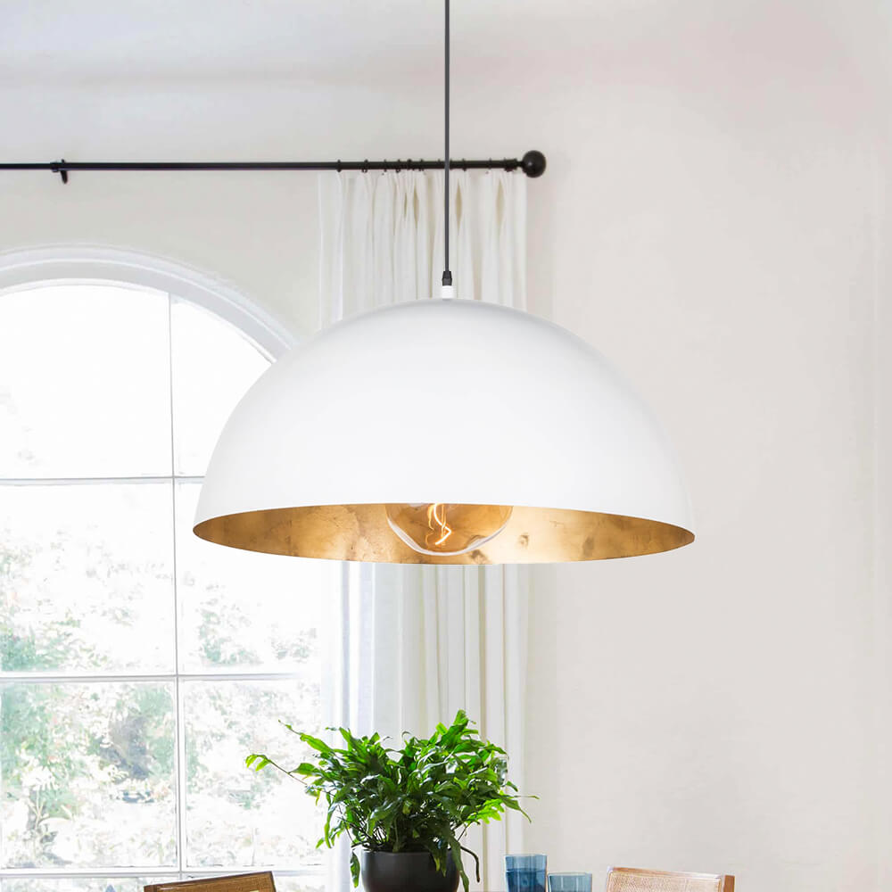 Aevum Modern Metal Dome Pendant Light