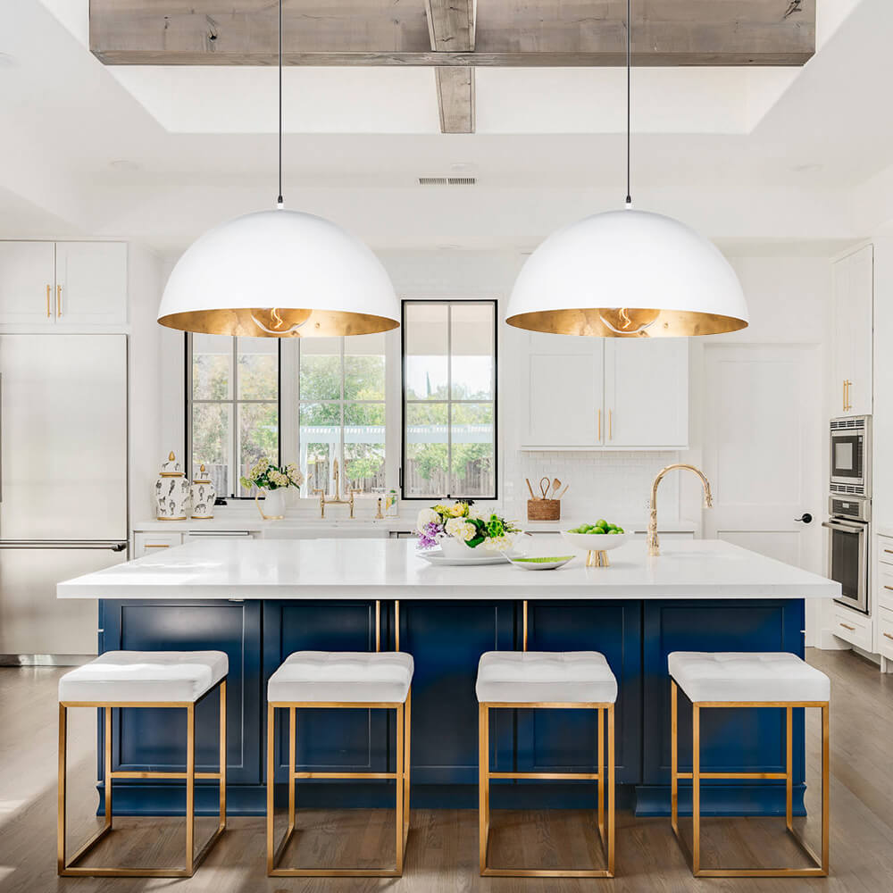 Aevum Modern Metal Dome Pendant Light