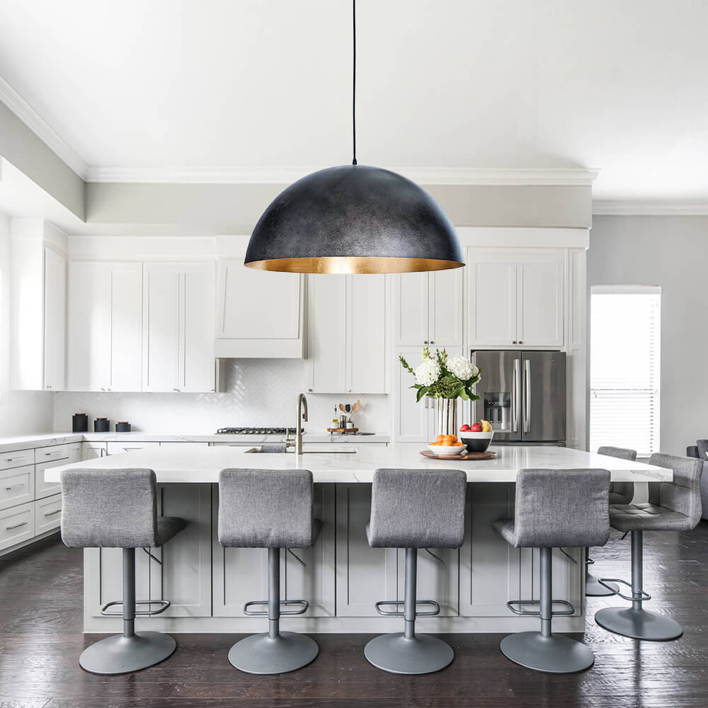 Aevum Modern Metal Dome Pendant Light
