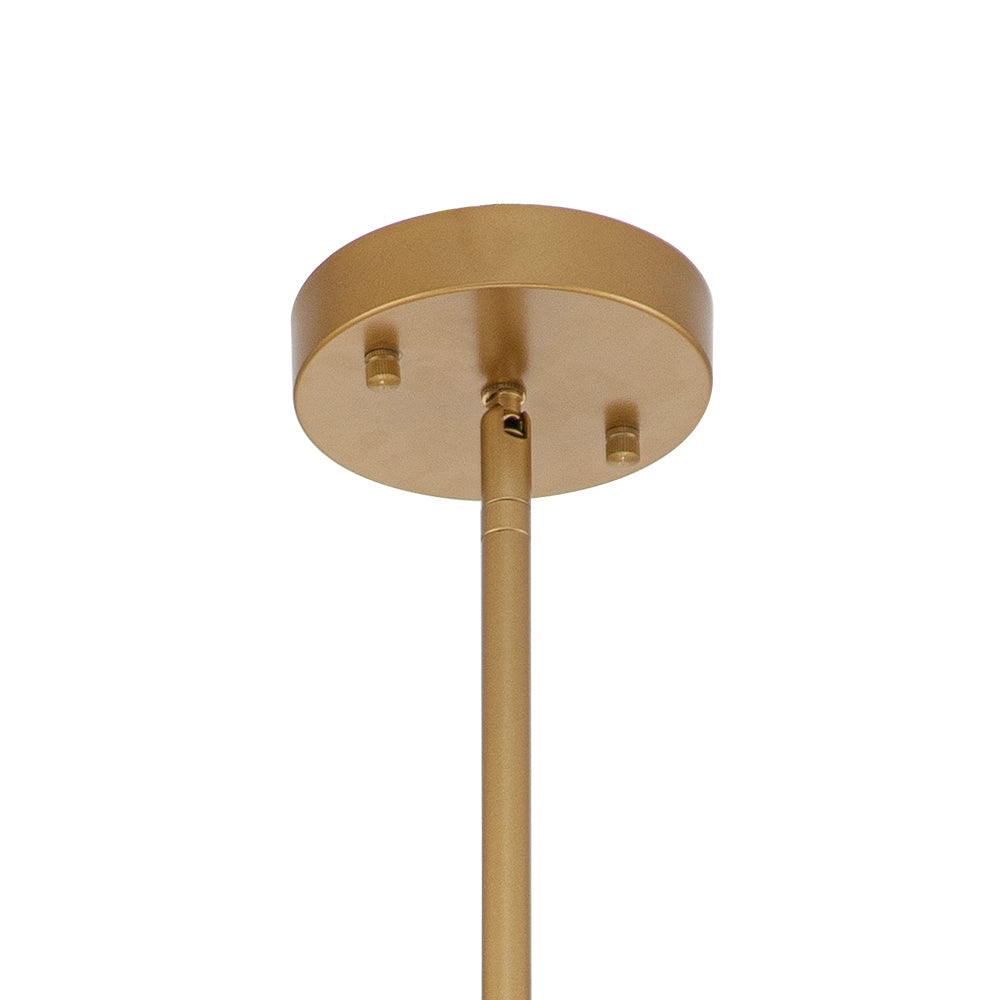 Waegnuli Geometric Sputnik Sunburst Metal Chandelier