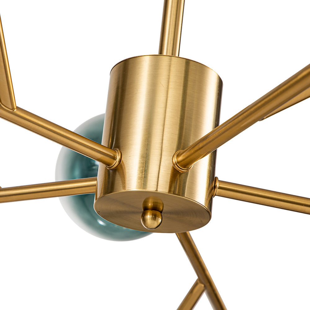 Nattli Glass Globe Bubble Chandelier