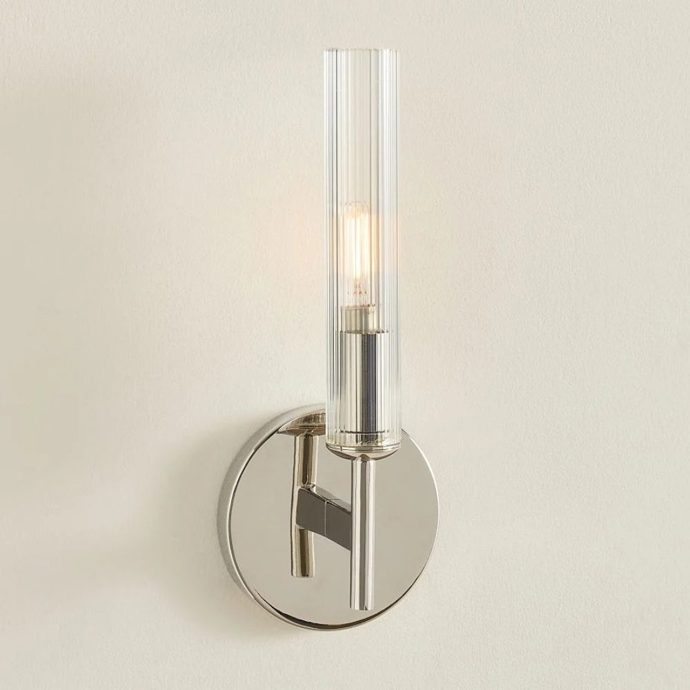 Haze 1 Head Glass Wall Sconce