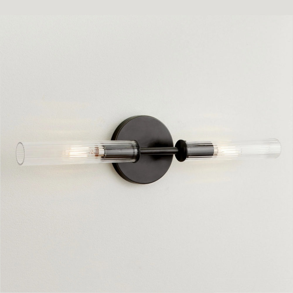 Haze 1 Head Glass Wall Sconce