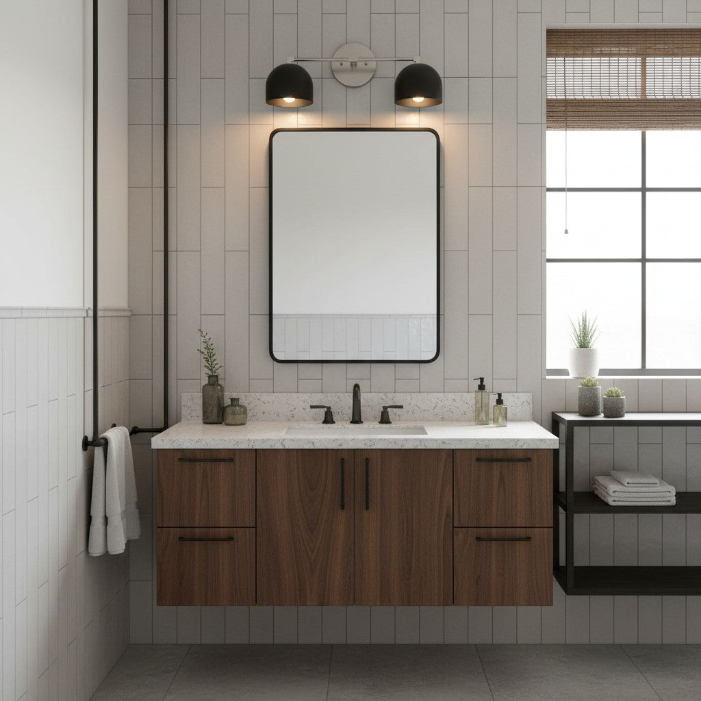 Chroma Dome Brass Wall Sconce Modern Bathroom
