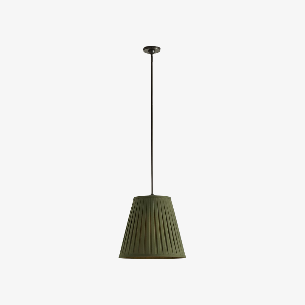 Grace Fabric  Pleated Shade Pendant Light