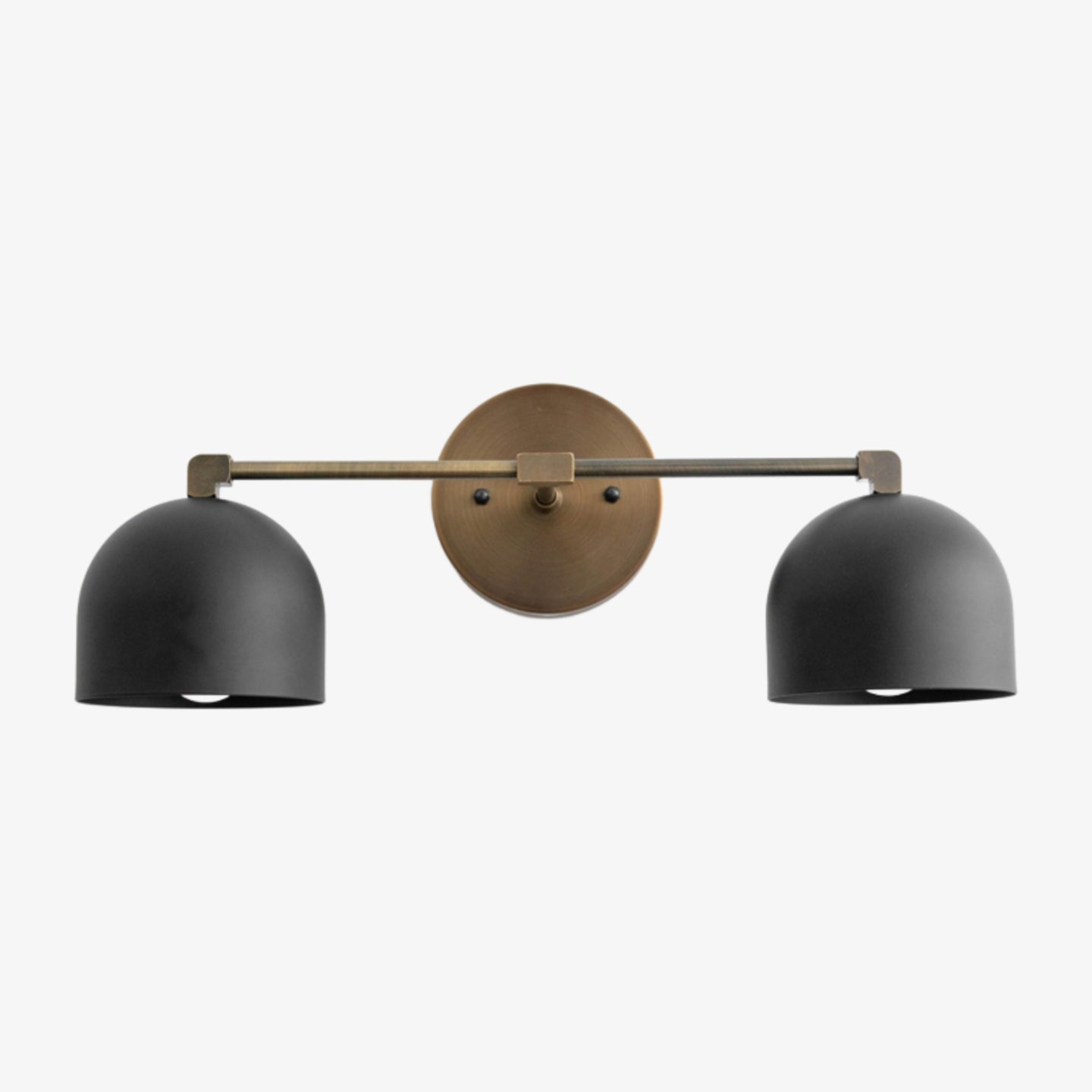 Chroma Dome Brass Wall Sconce Modern Bathroom