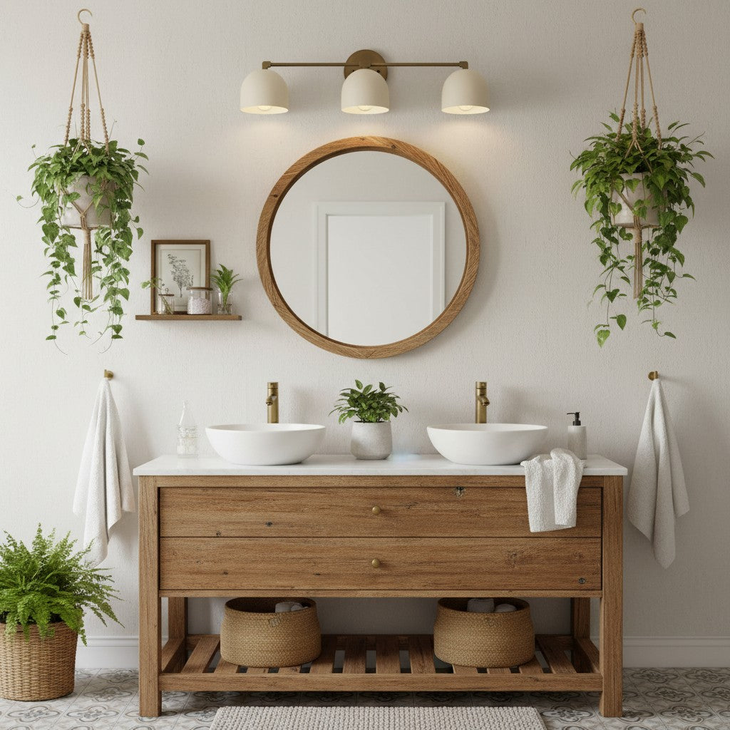Chroma Dome Brass Wall Sconce Modern Bathroom