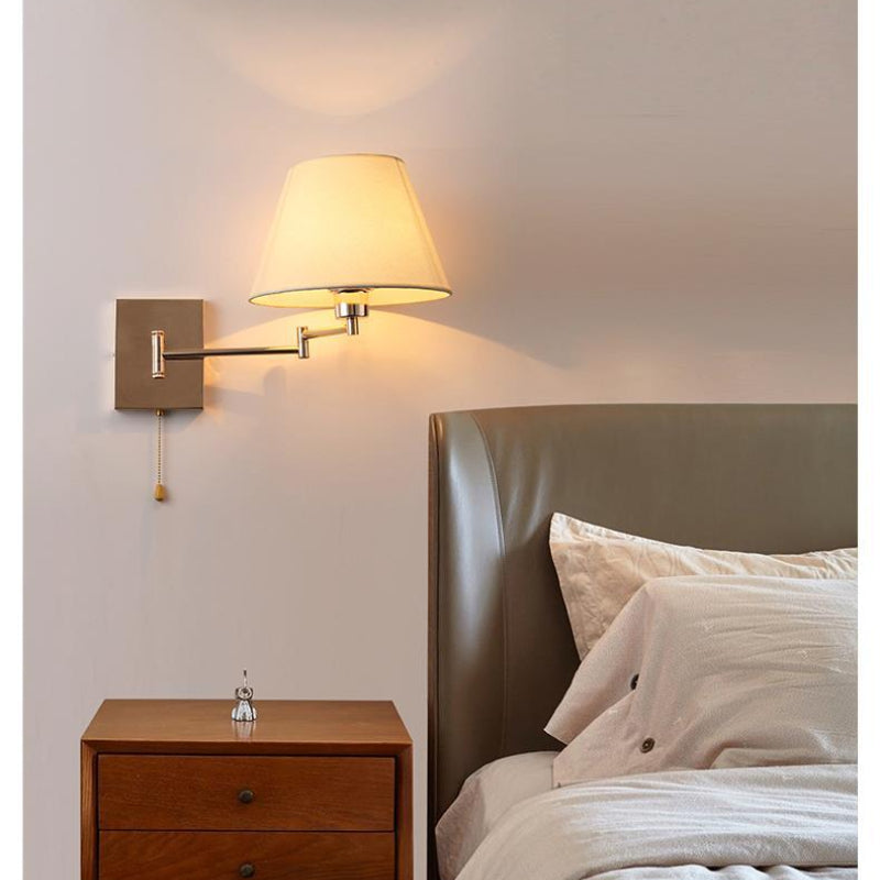 Epoch Decorative Indoor Wall Lamp Metal Fabric Study Living Room - Letslighting
