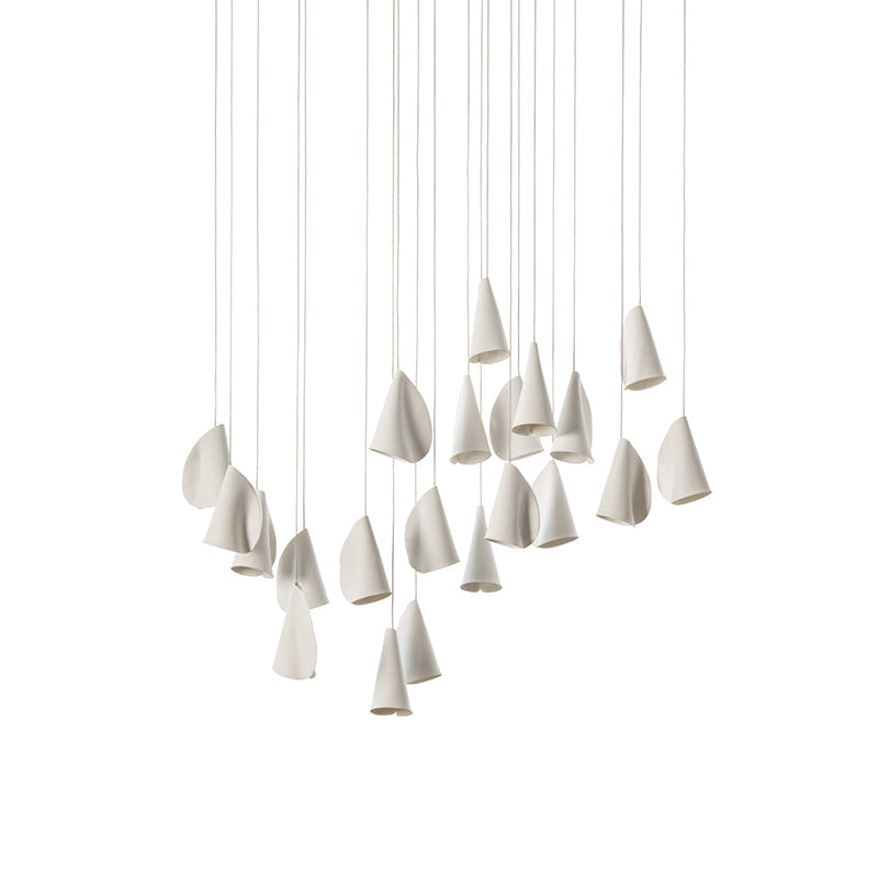 Ulfuvye Porcelain Ceramics Pendant Lamp - Lamp Copper