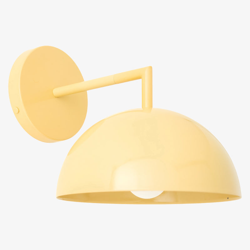 Chroma Minimalist Metal  Dome Sconce