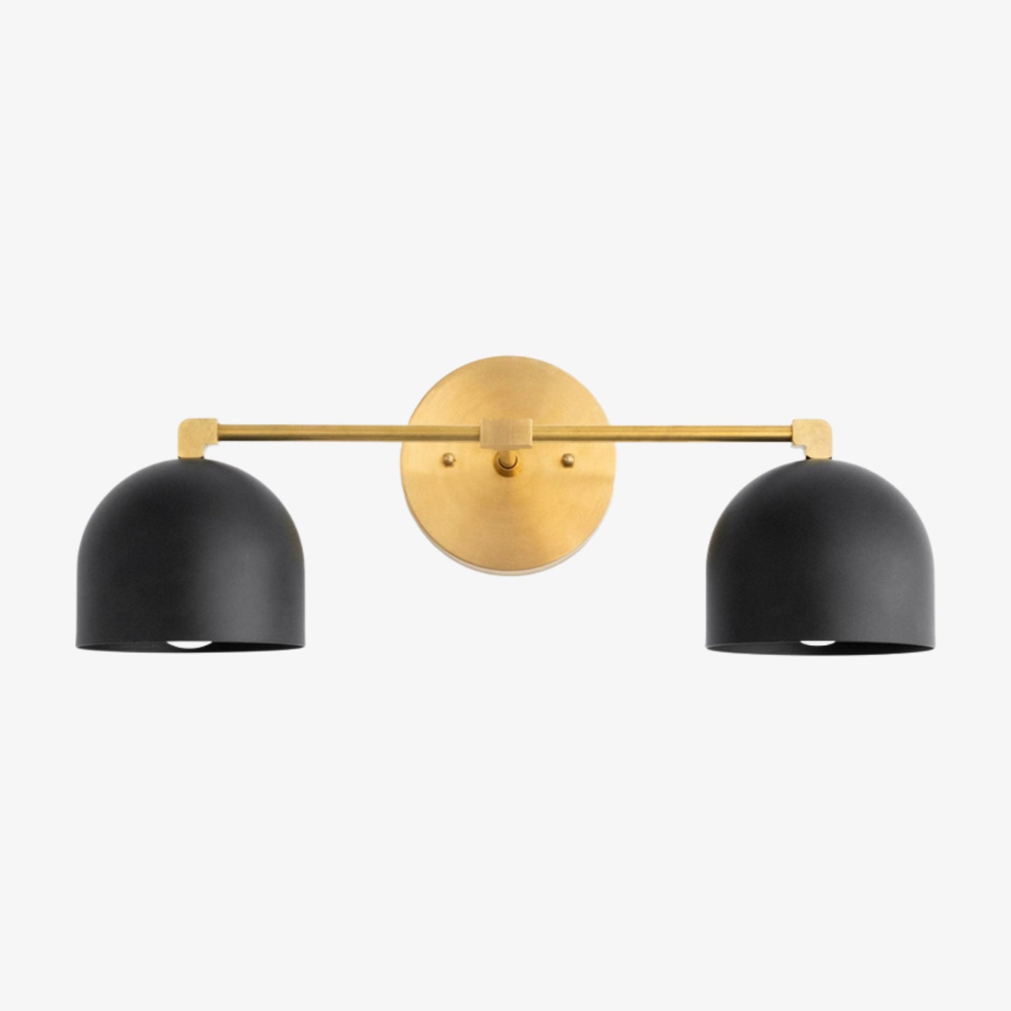 Chroma Dome Brass Wall Sconce Modern Bathroom