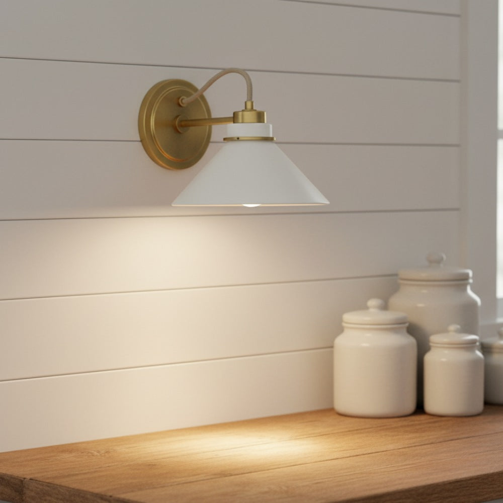 Grange Wall Lamp Metal&Glass