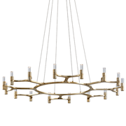 Vanessa Crystal Ring LED Chandelier