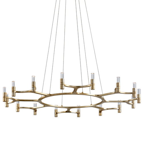 Vanessa Crystal Ring LED Chandelier