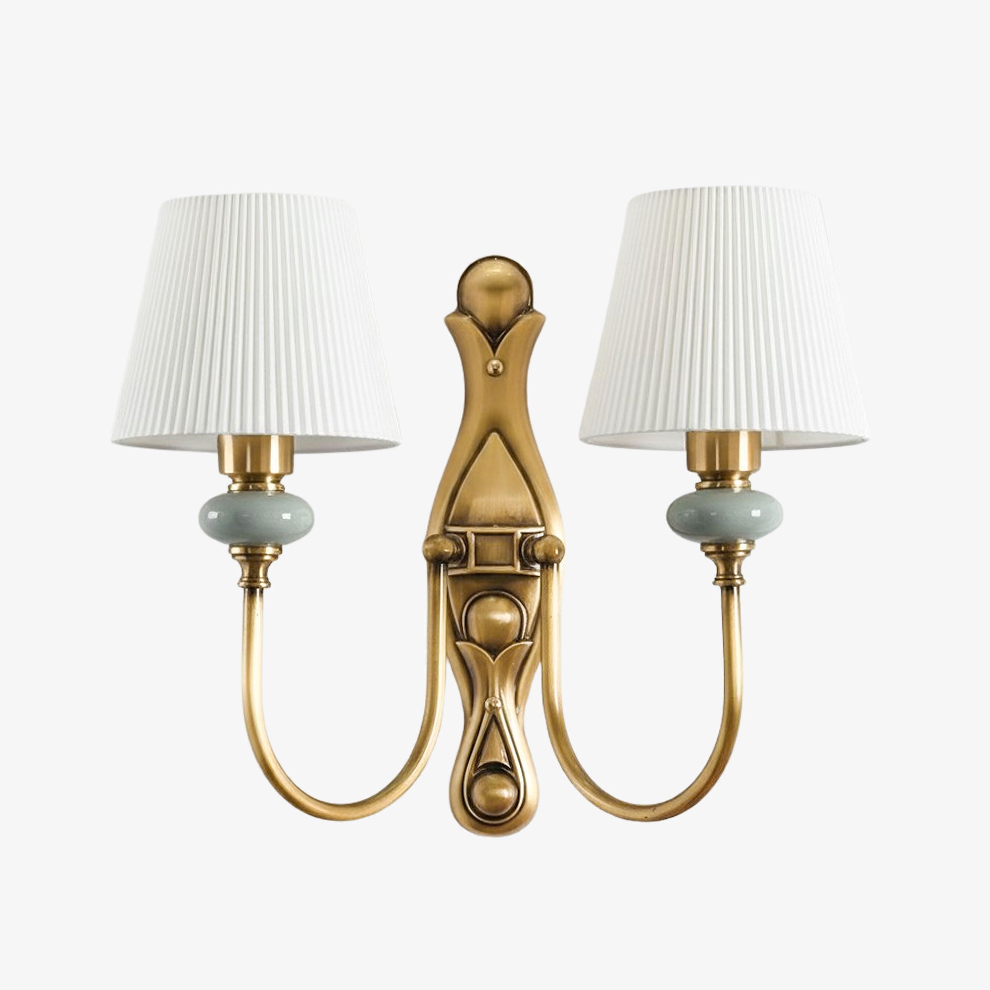 Lodge Wall Lamp Ceramic&Fabric&Metal