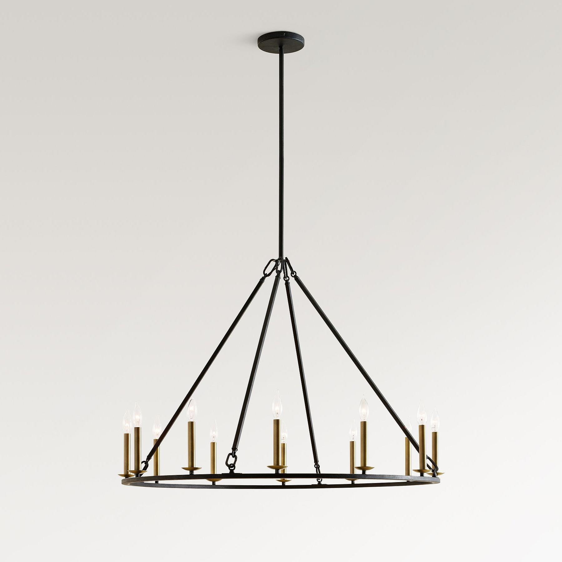Lodge Chandelier Metal