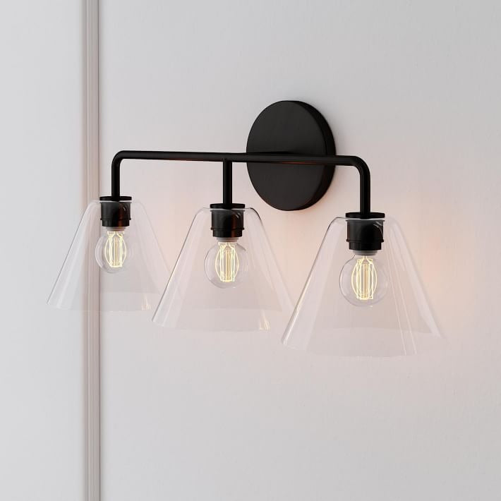 Cone Wall Sconce Milk Glass Living Room