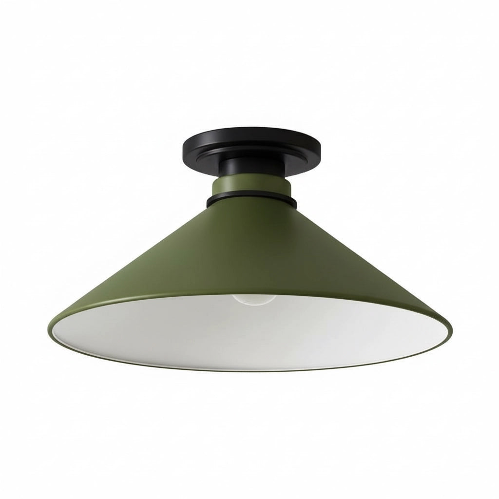 Grange Ceiling Light Metal&Glass