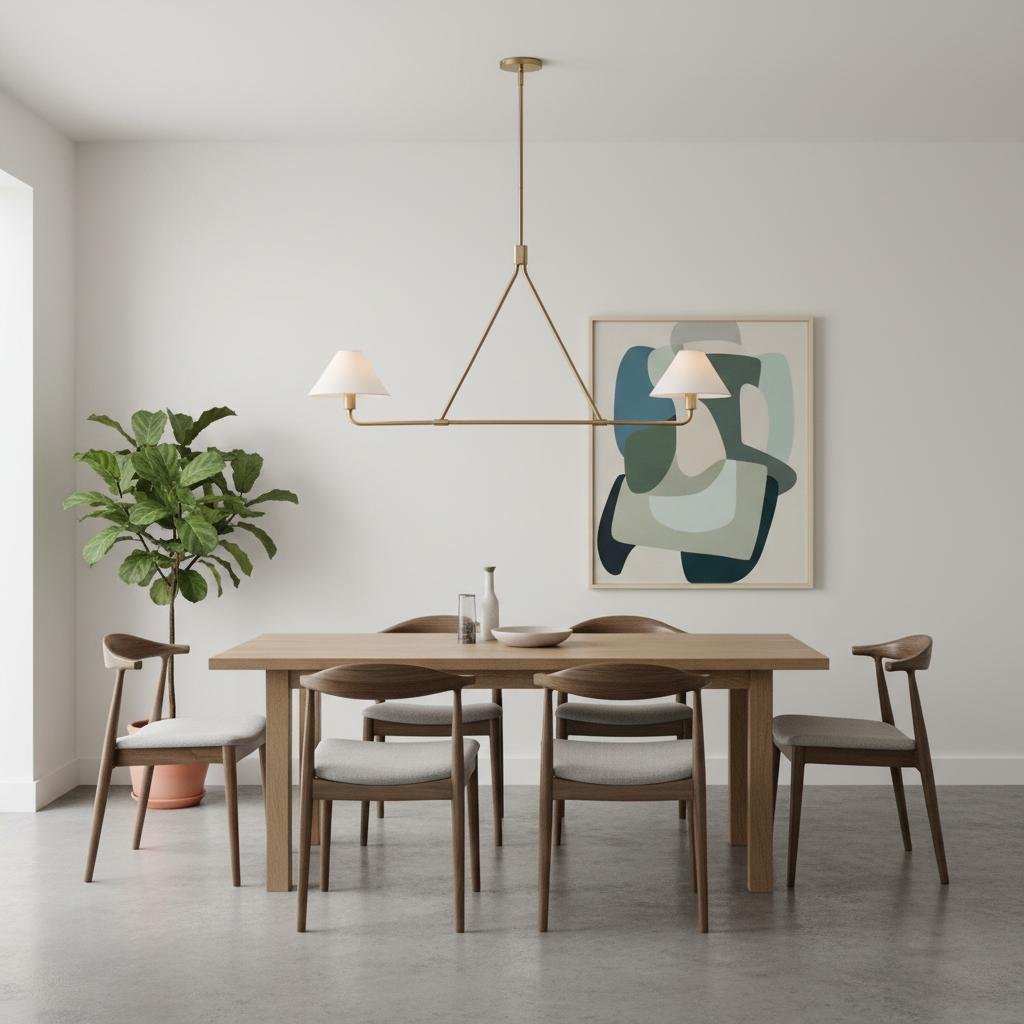 Vector Brass Fabric Chandelier