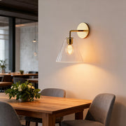 Cone Wall Sconce Milk Glass Living Room