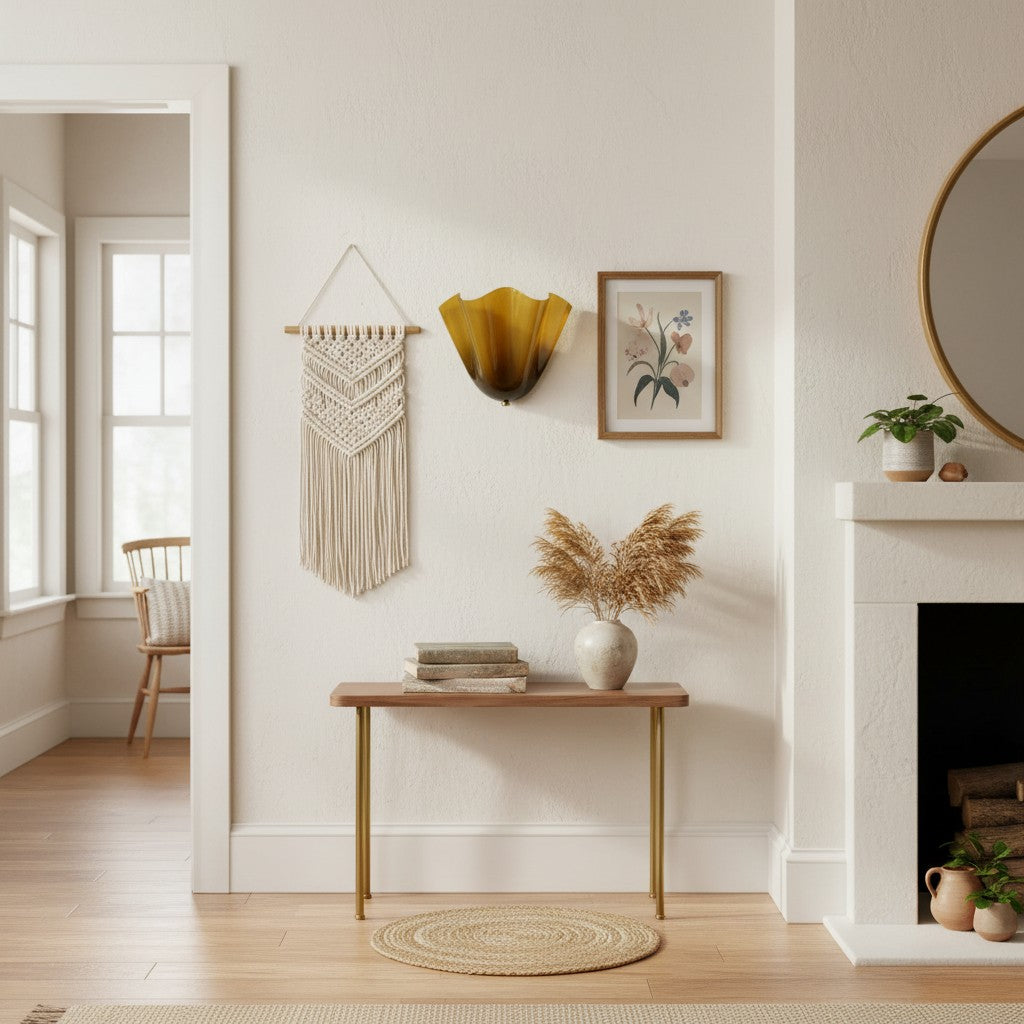 Musa Wall Lamp Artistic Hand-Blown Glass Light Hallway