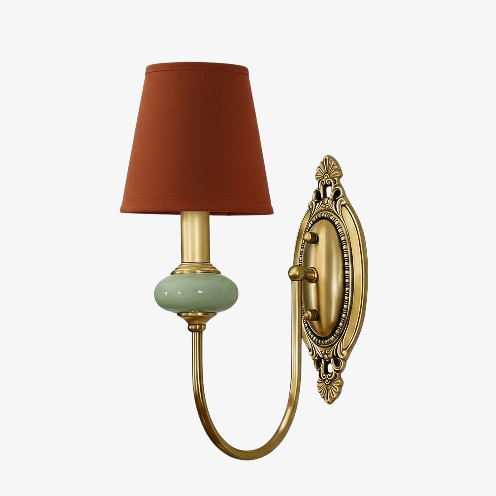 Lodge Wall Lamp Ceramic&Fabric&Metal