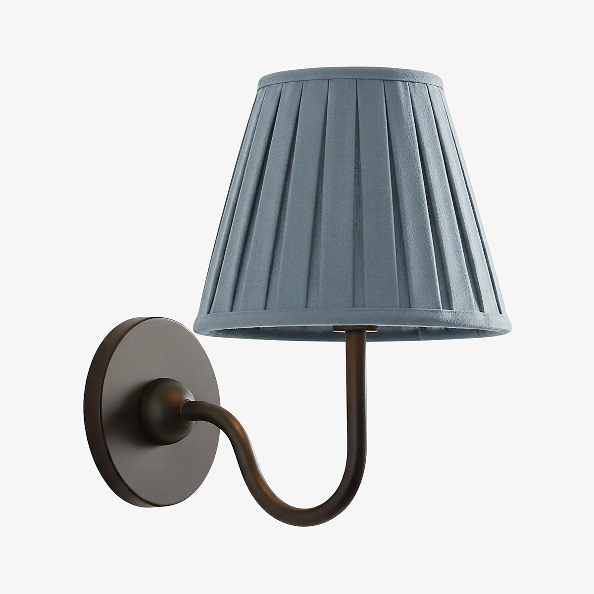 Grace Brass Linen Wall Lamp