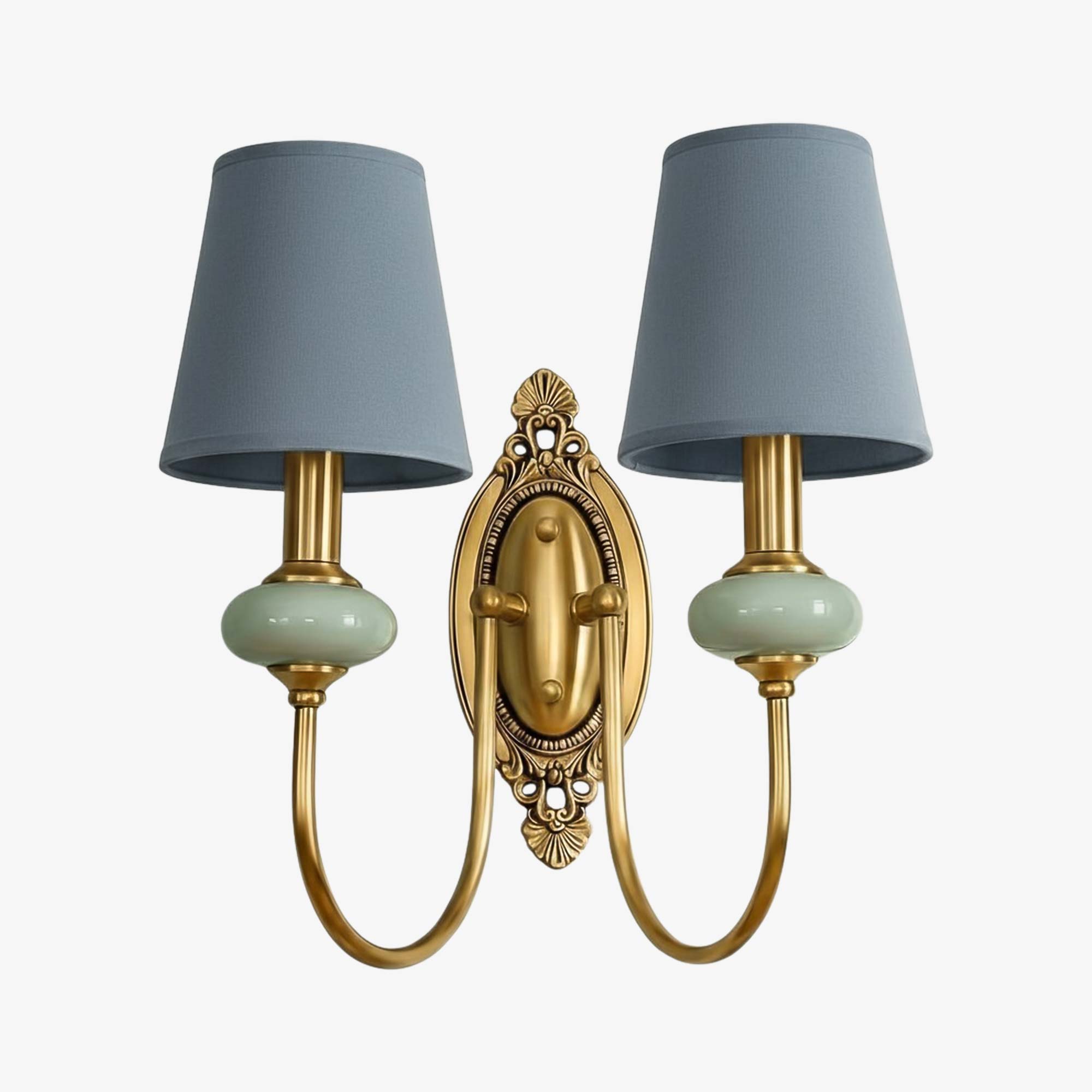 Lodge Wall Lamp Ceramic&Fabric&Metal