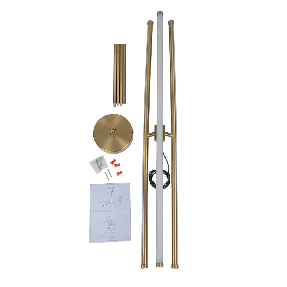 Jarnsid Modern Sputnik Metal Chandelier - Lamp Copper
