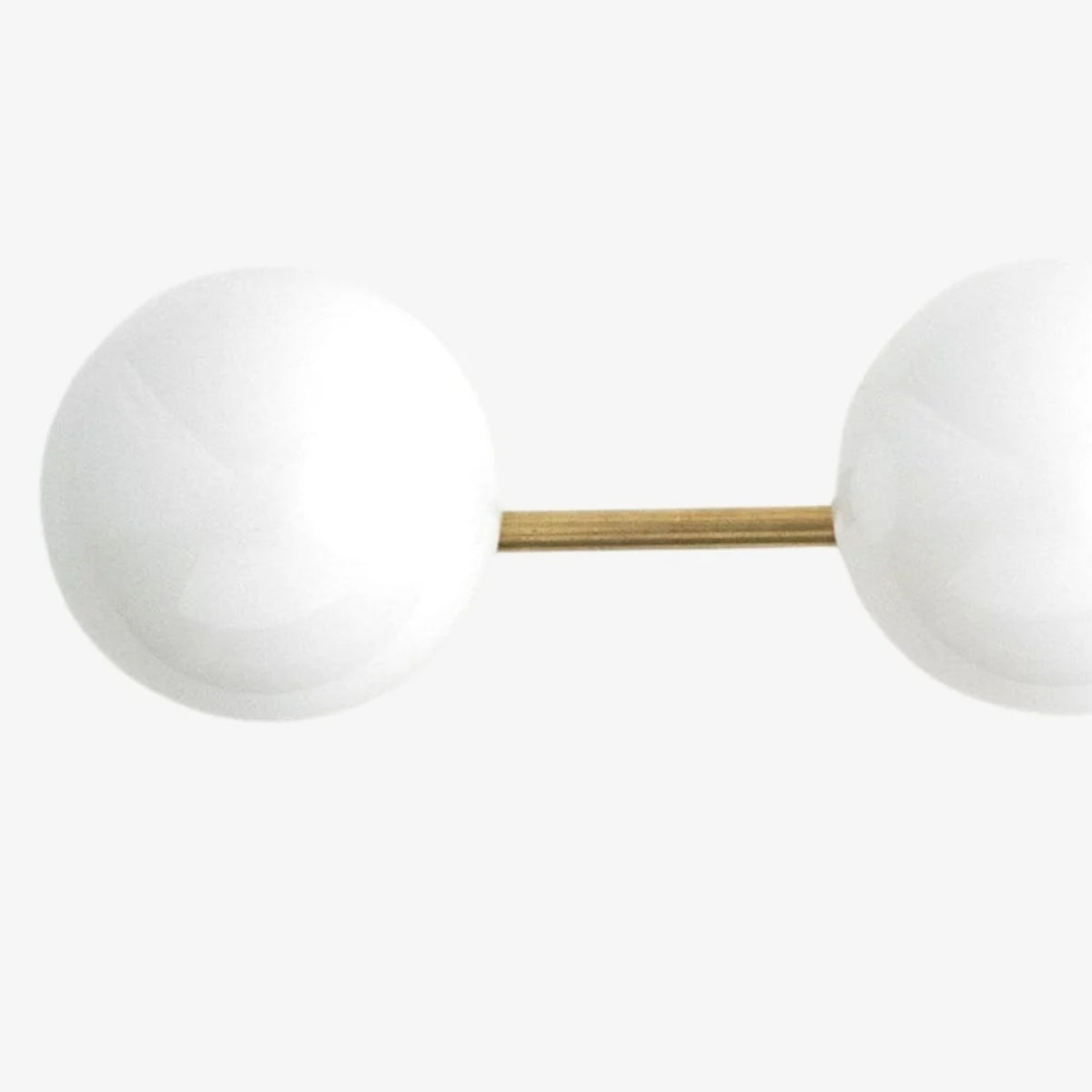 Pearl Brass Milk Glass 4-Light Wall Sconce Bathroom