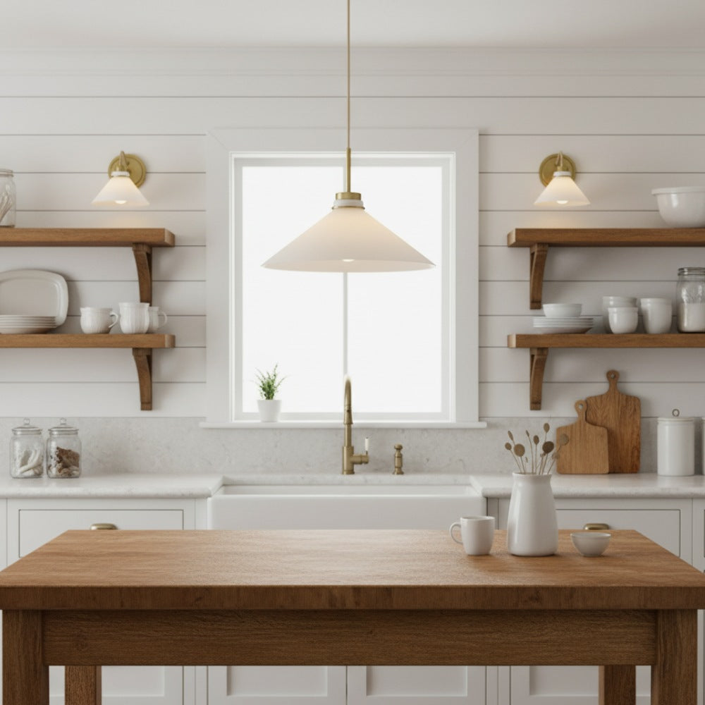 Grange Pendant Light Metal&Glass