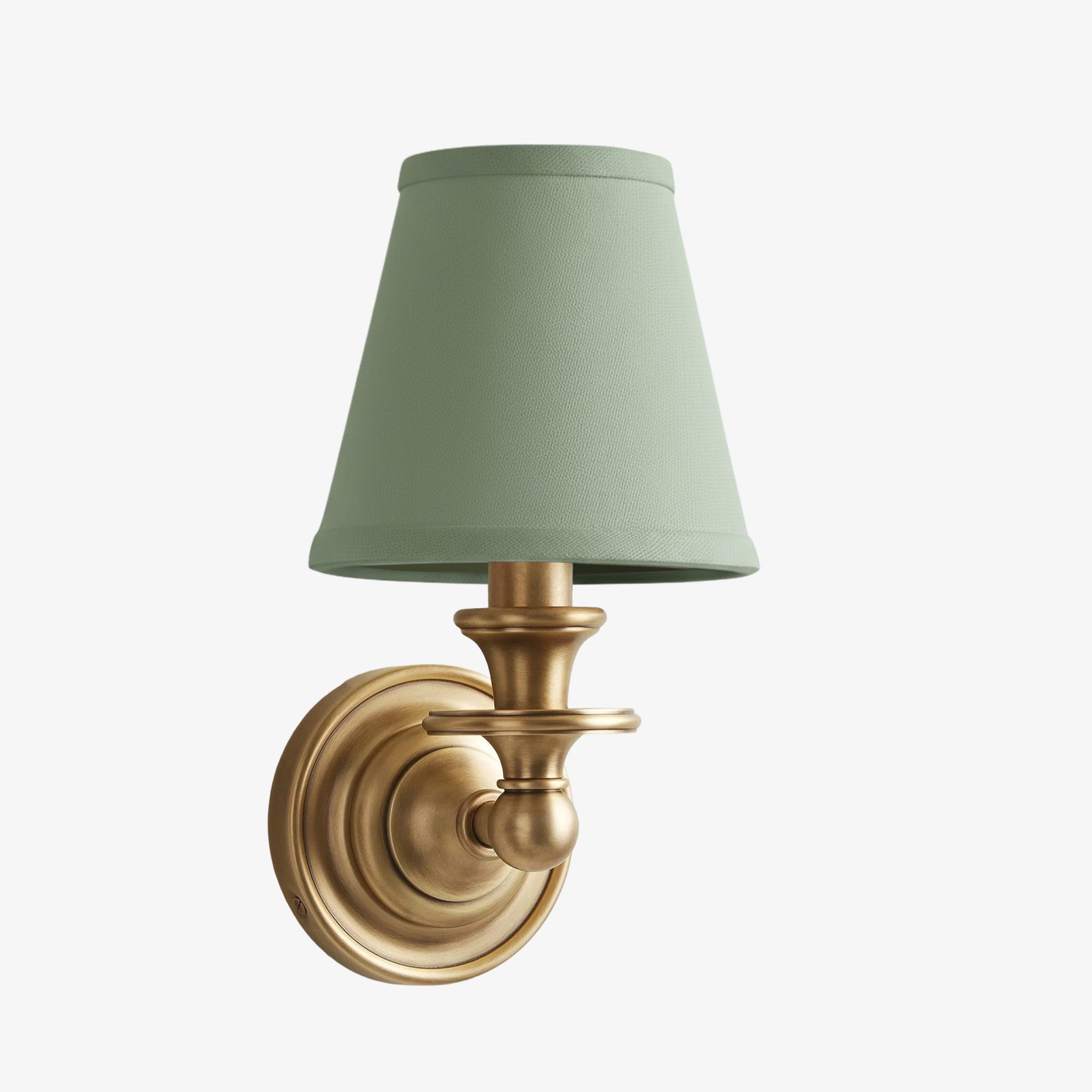 Elite White Fabric Wall Sconce Contemporary Bathrooms