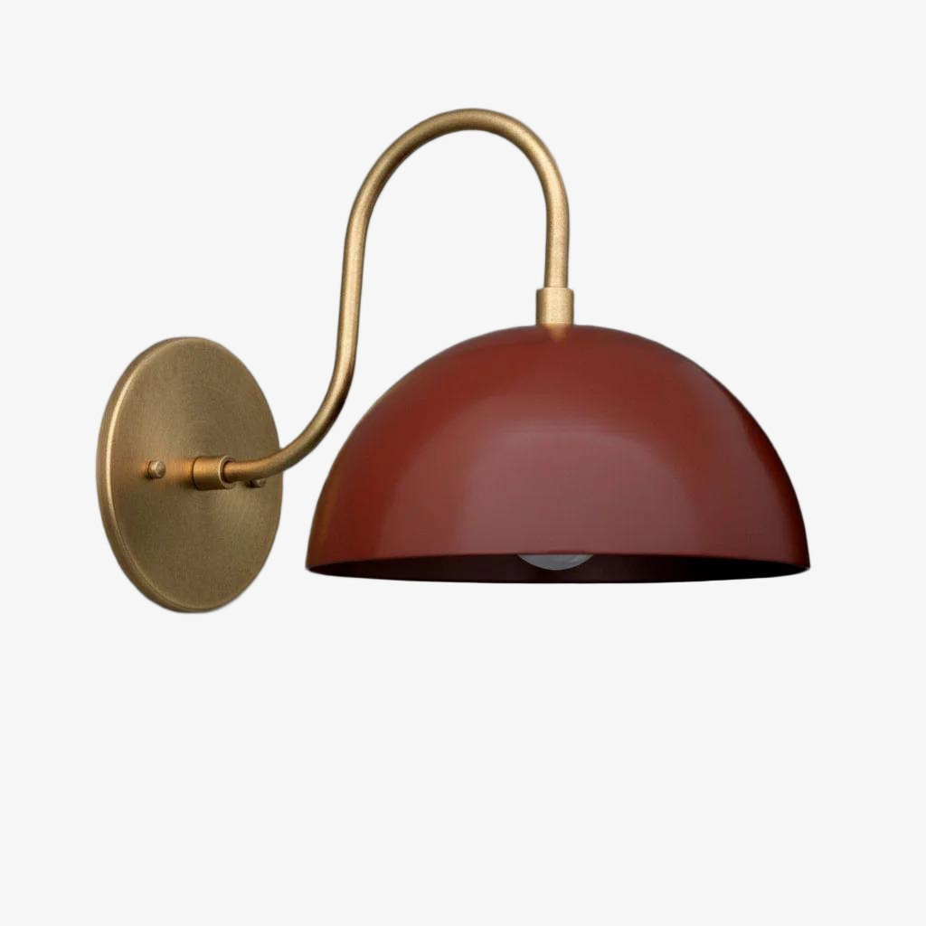 Disc Wall Sconce Metal Modern Vintage Hallway
