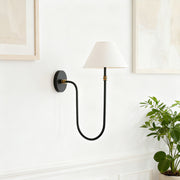 Verge Fabric 1 Head Wall Light