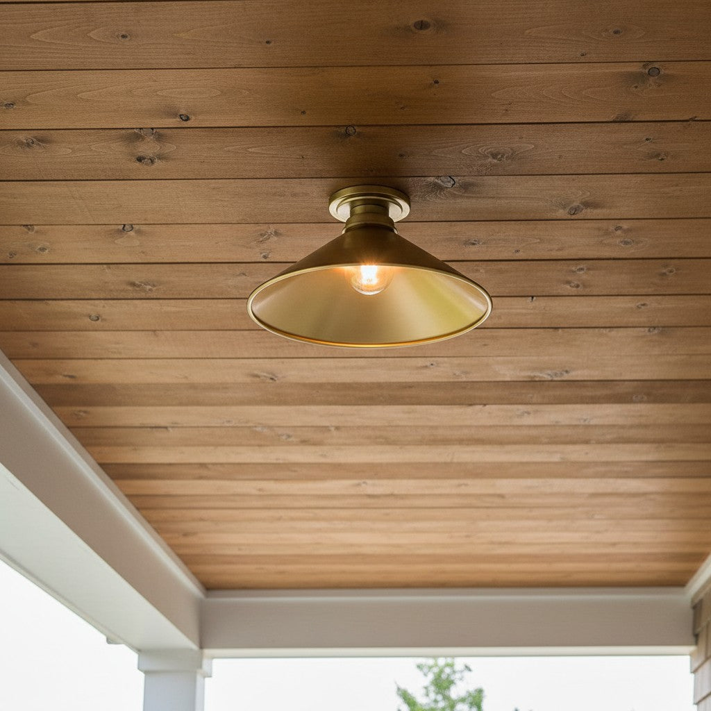 Grange Ceiling Light Metal