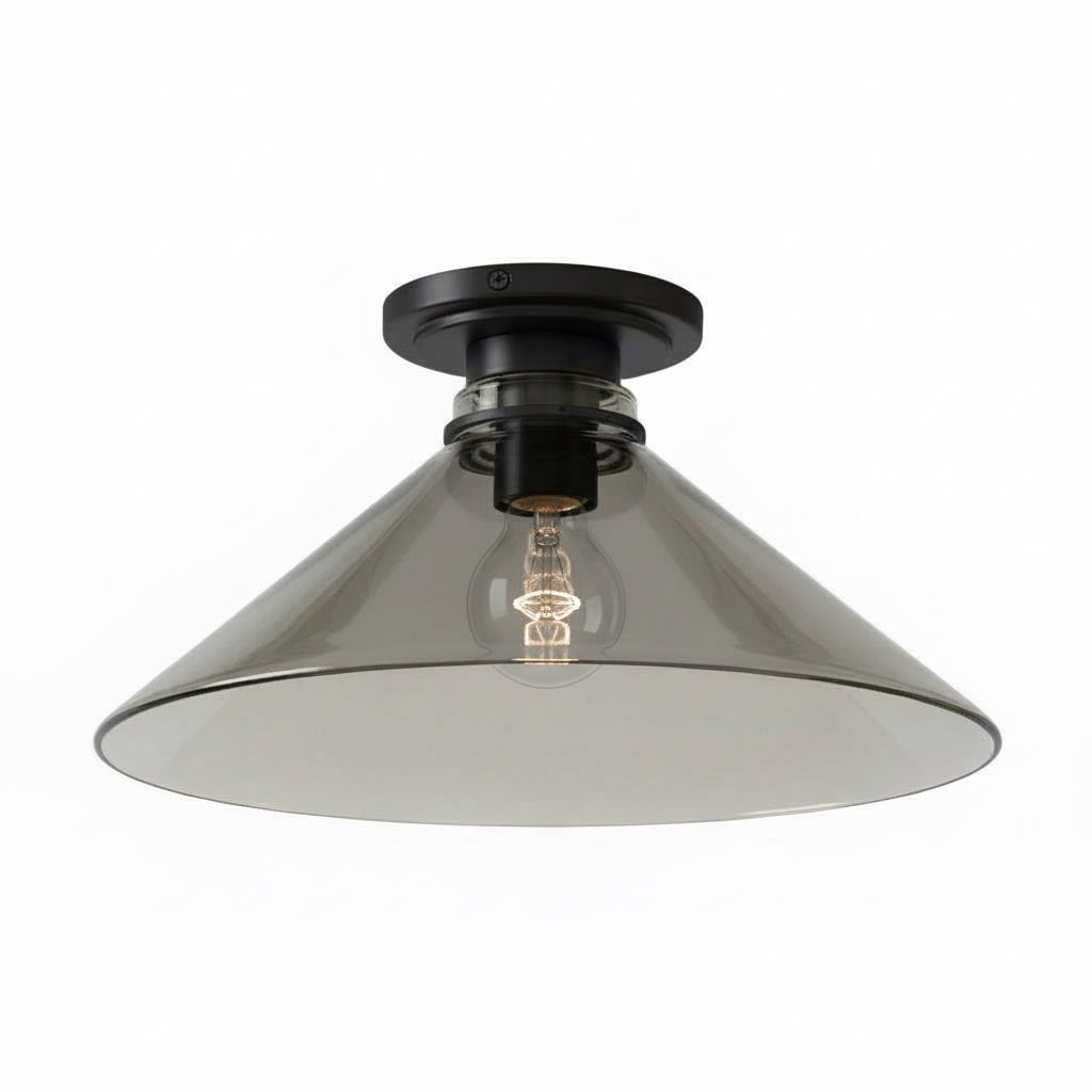 Grange Ceiling Light Metal&Glass
