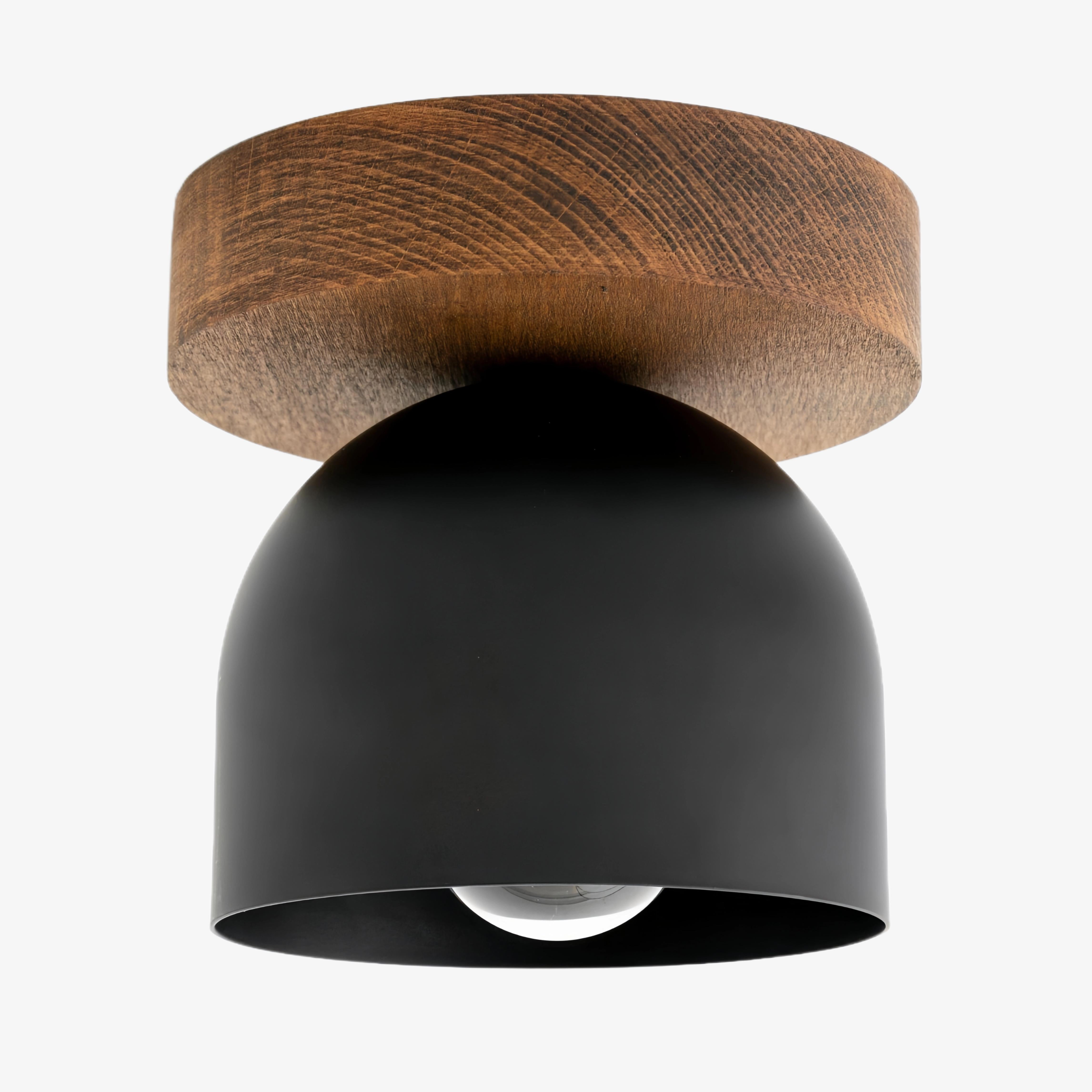 Chroma Ceiling Light Wood Metal Fixture