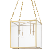 Quentin Brass Lantern Pendant